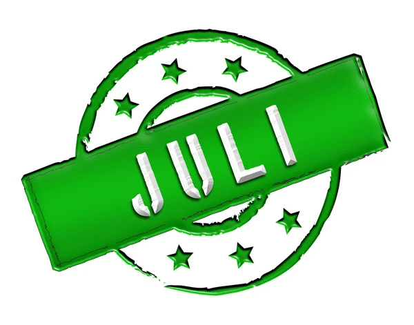 Stamp - JULI — Stock Photo, Image