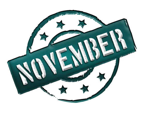 Briefmarke - November — Stockfoto
