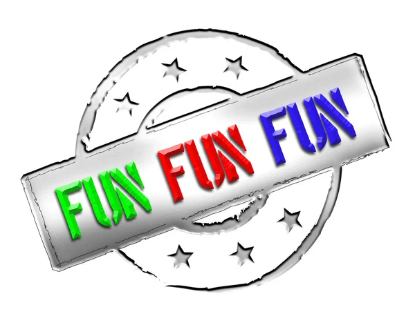 Stamp - FUN FUN FUN — Stock Photo, Image