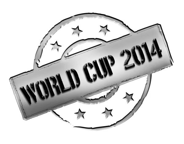 Sello - Copa del Mundo 2014 — Foto de Stock