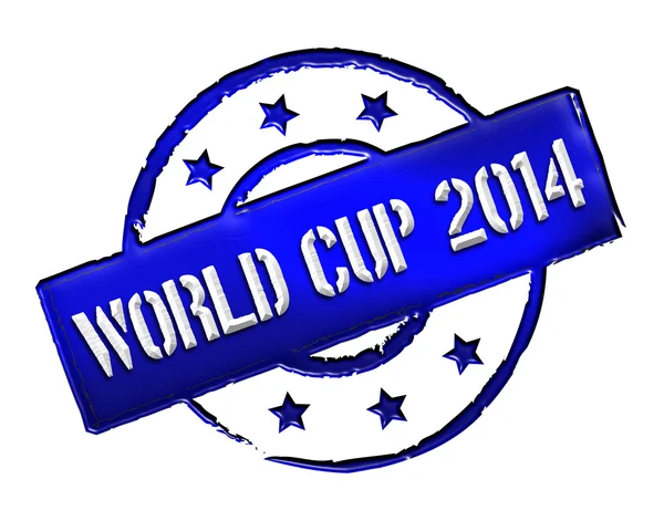 Stamp - World Cup 2014 — Stock Photo, Image