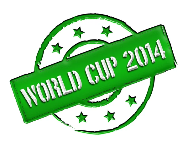 Σφραγίδα - Παγκόσμιο Κύπελλο 2014 — Φωτογραφία Αρχείου