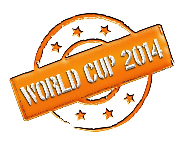 스탬프-월드컵 2014 — 스톡 사진