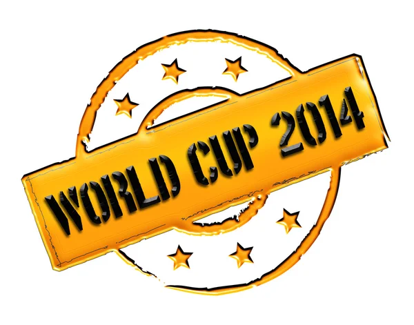 Sello - Copa del Mundo 2014 — Foto de Stock