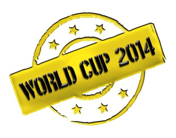 Briefmarke - Weltmeisterschaft 2014 — Stockfoto