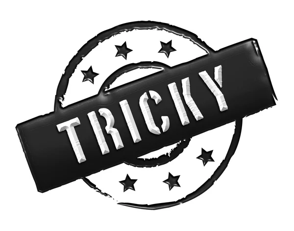 Stamp - TRICKY — Stock Photo, Image