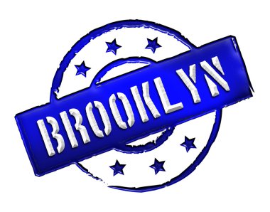 Stamp - BROOKLYN clipart