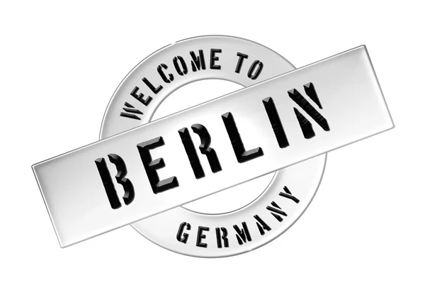 Berlin'e hoş geldiniz — Stok fotoğraf