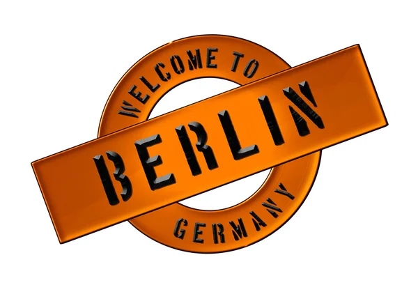 Willkommen in Berlin — Stockfoto