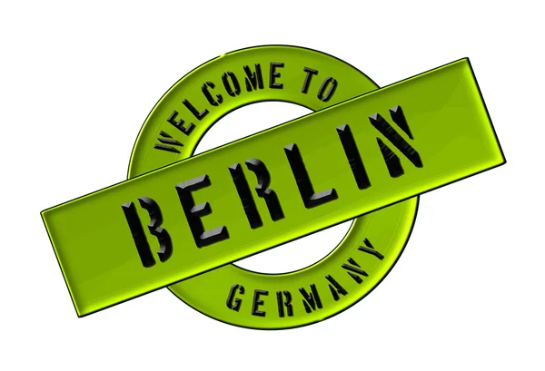 Καλώς ήλθατε στο Βερολίνο — Φωτογραφία Αρχείου