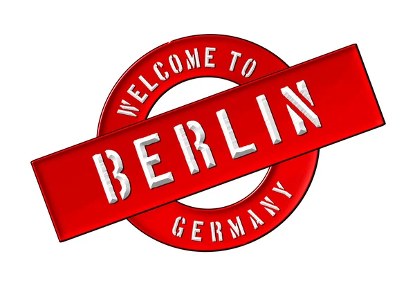 ベルリンへようこそ — ストック写真