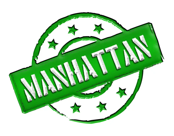Pieczęć - manhattan — Zdjęcie stockowe