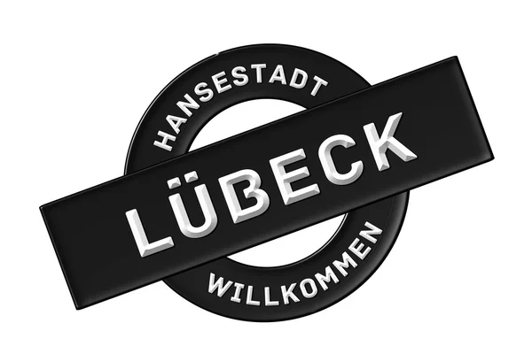 HANSESTADT LÜBECK — Stock Photo, Image