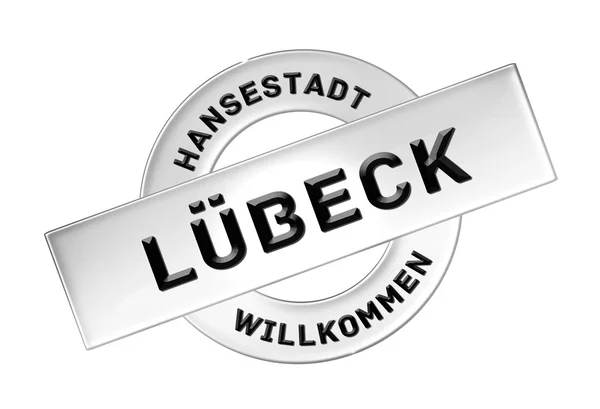 HANSESTADT LÜBECK — Stock Photo, Image