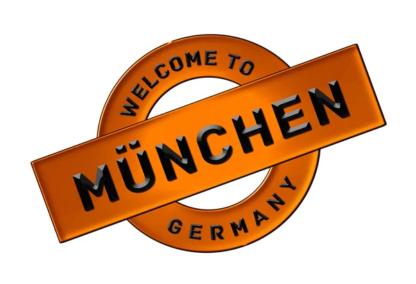 WELCOME TO MÜNCHEN — 스톡 사진