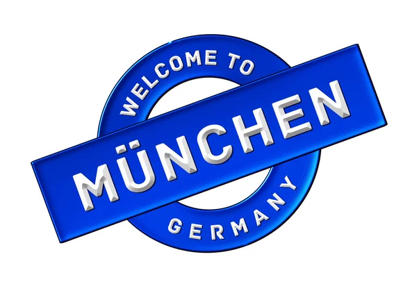 WELCOME TO MÜNCHEN — Zdjęcie stockowe