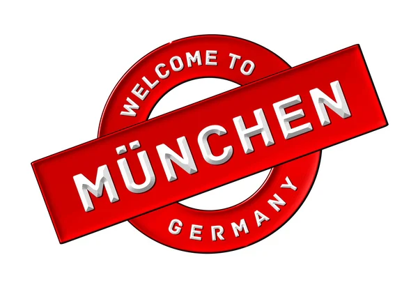 WELCOME TO MÜNCHEN — Stock Fotó