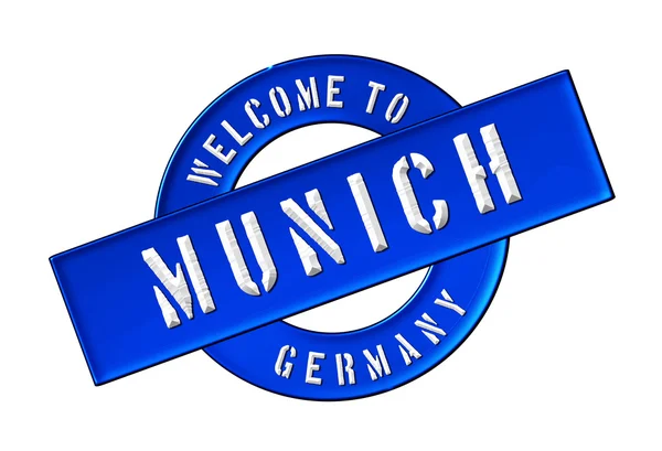 Bem-vindo a Munique — Fotografia de Stock