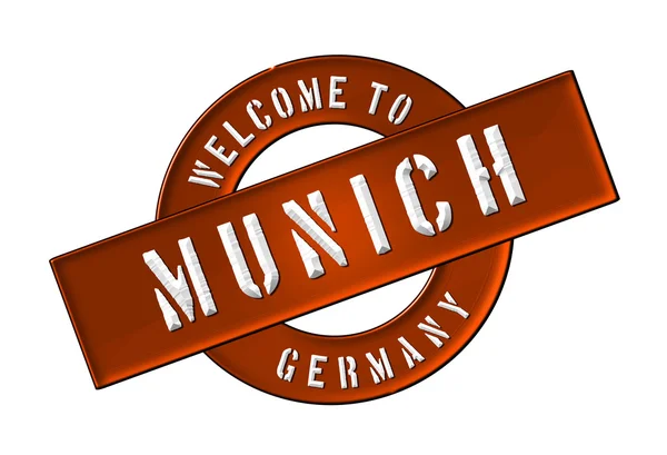 Willkommen in München — Stockfoto