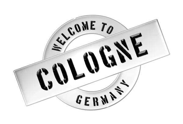 WELCOME TO COLOGNE — Stock Photo, Image