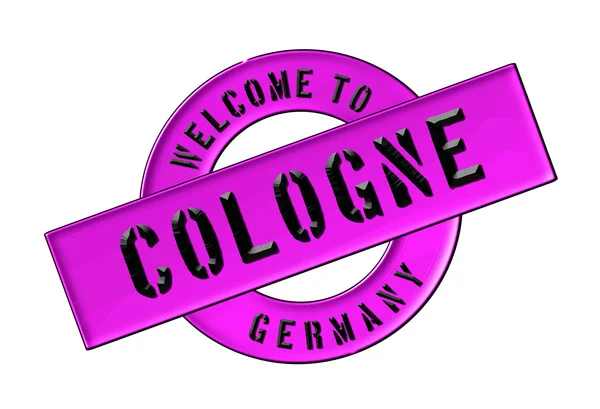 WELCOME TO COLOGNE — Stock Photo, Image