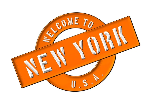 Zapraszamy do Nowego Jorku — Zdjęcie stockowe