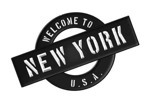 Bem-vindos a Nova Iorque. — Fotografia de Stock