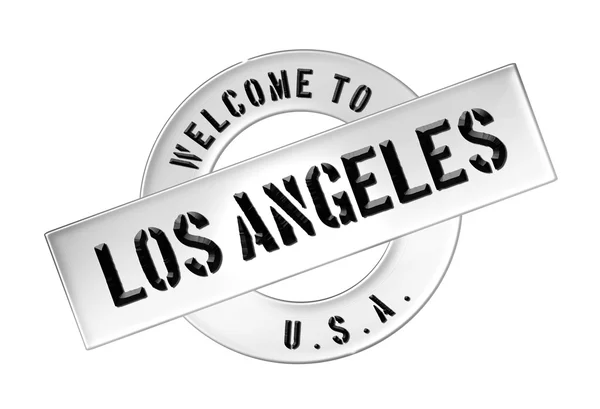 Bem-vindos a Los Angeles. — Fotografia de Stock