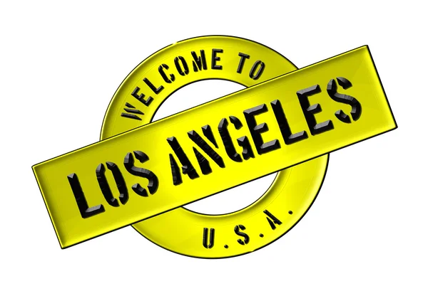 Ласкаво просимо в Лос-Анджелесі — стокове фото