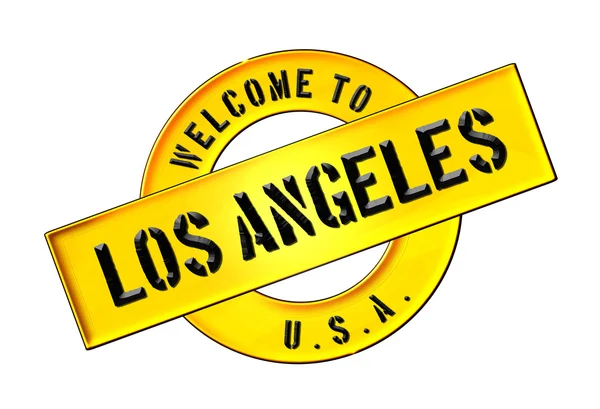 stock image WELCOME TO LOS ANGELES