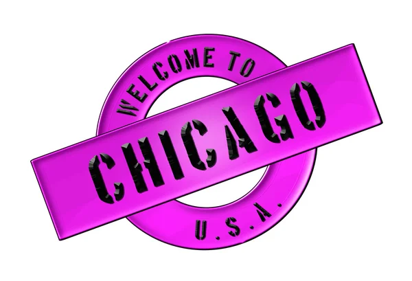 WELCOME TO CHICAGO — Stock Photo, Image