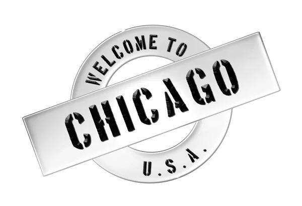 Bienvenido a Chicago — Foto de Stock