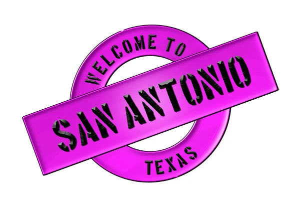 Добро пожаловать в Сан-Антонио. — стоковое фото