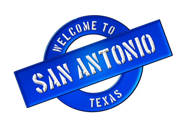 Bem-vindo a San Antonio — Fotografia de Stock