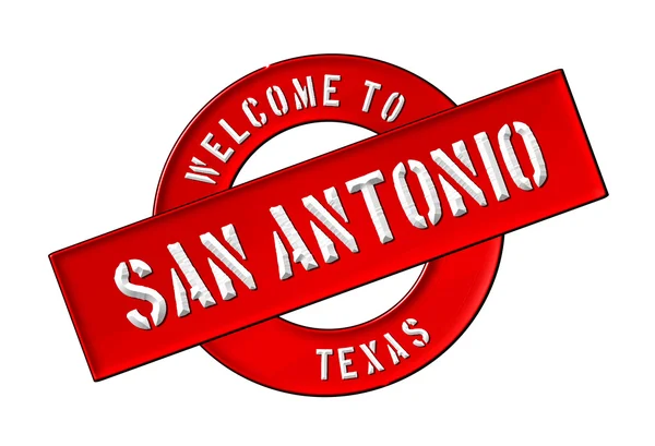 Добро пожаловать в Сан-Антонио. — стоковое фото