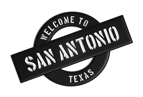 Bem-vindo a San Antonio — Fotografia de Stock