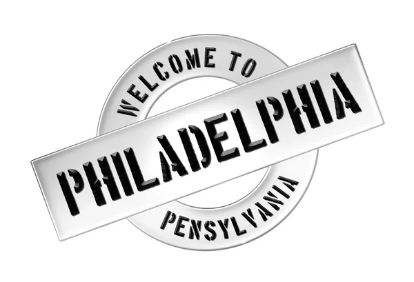 Üdvözöljük a Philadelphia — Stock Fotó