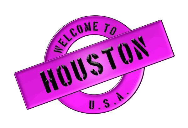 Houston'a hoş geldiniz — Stok fotoğraf