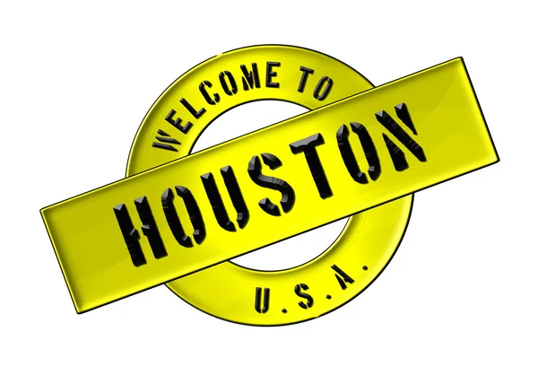 Willkommen in Houston — Stockfoto