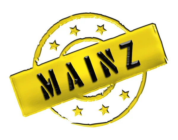 Stamp - MAINZ — Stock Photo, Image