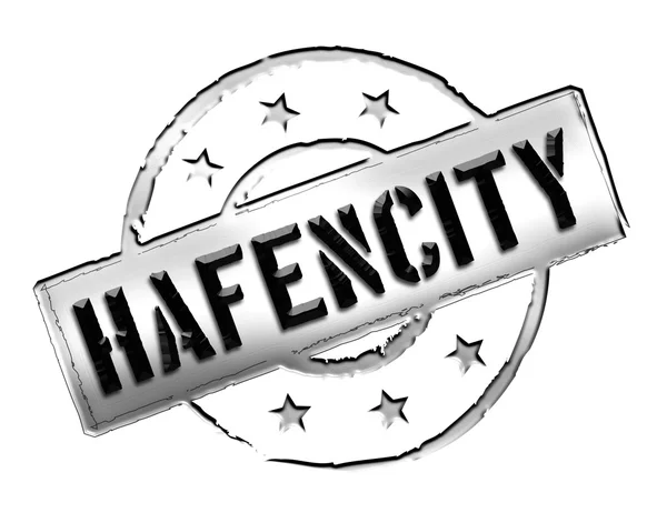 Pieczęć - hafencity — Zdjęcie stockowe