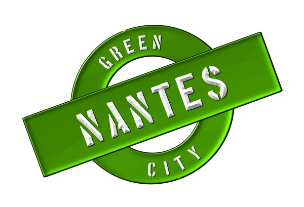 緑の都市ナント — ストック写真