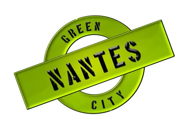 Zielone miasta nantes — Zdjęcie stockowe