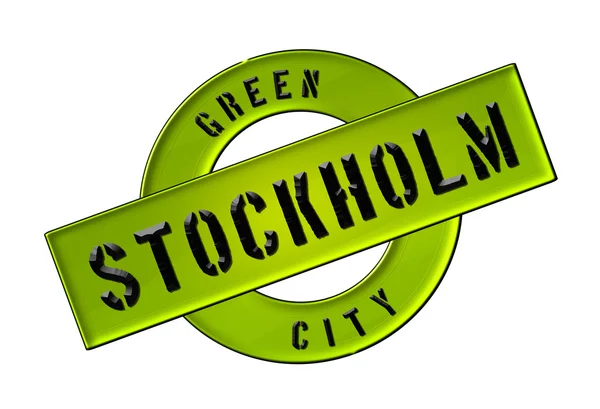 Groene stad stockholm — Stockfoto