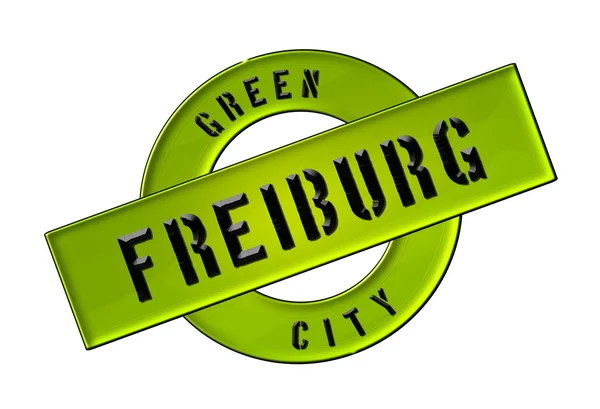 Şehir freiburg yeşil — Stok fotoğraf