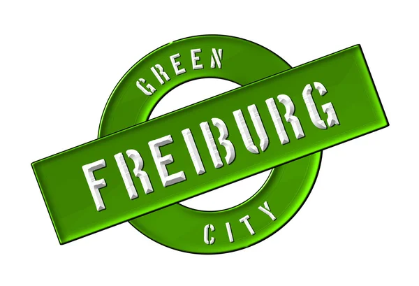 Şehir freiburg yeşil — Stok fotoğraf