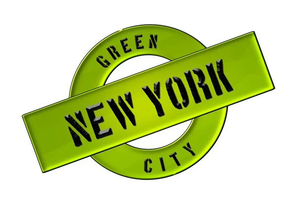 Zelené město new york — Stock fotografie