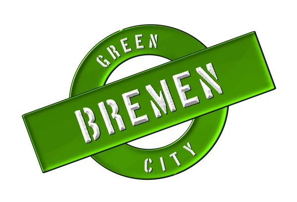Bremen şehir yeşil — Stok fotoğraf