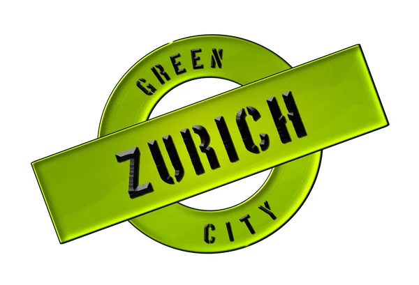 Groene stad Zürich — Stockfoto