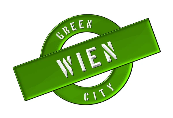 Zielone miasto Wiedeń — Zdjęcie stockowe